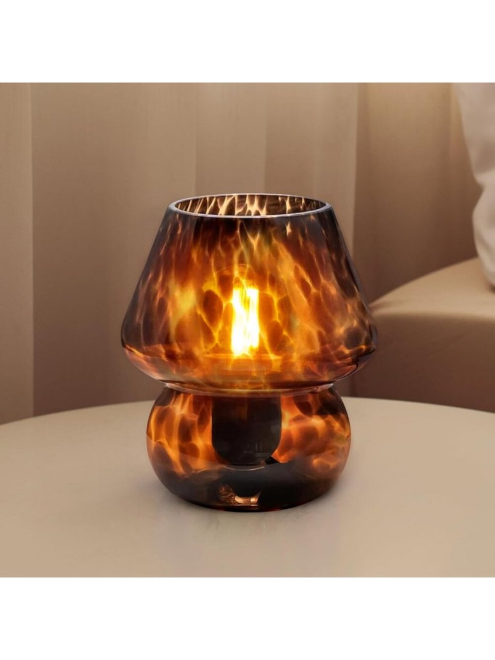 Cute Mini Mushroom Table Lamp - Modern Aesthetic Bedside & Desk Lighting Decor